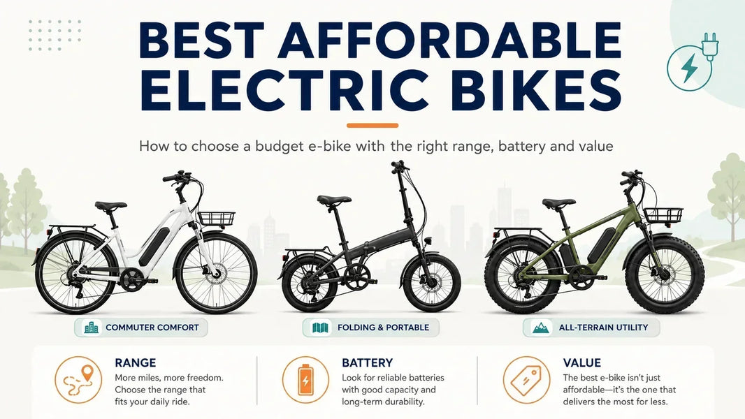 Best affordable electric bikes for adults compared by range, battery and value