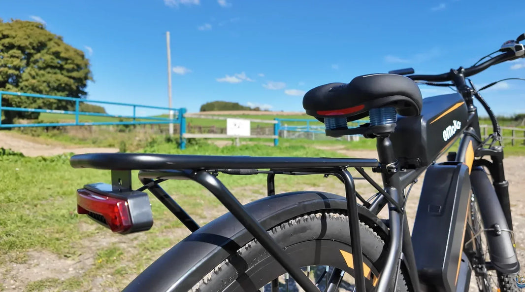 EMOKO EC27 dual battery e-bike with two battery packs for extended range riding