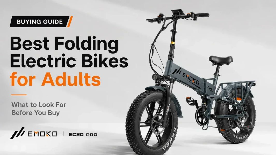 Best folding electric bike for adults featuring the Emoko EC20 Pro