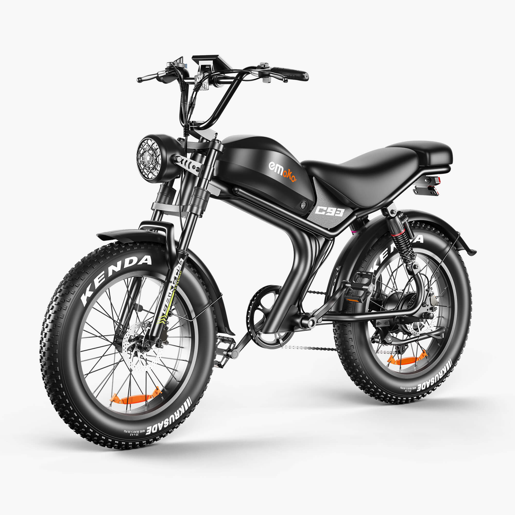 Emoko C93 48V Fast Moped-style Off Road full suspension Ebike Fat Tire 1000w Motor for adults