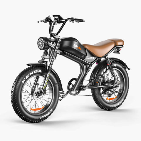 Emoko C93 48V Fast Moped-style Off Road full suspension Ebike Fat Tire 1000w Motor for adults