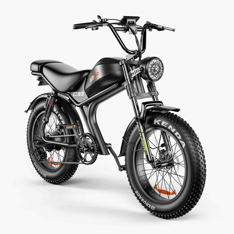 Emoko C93 48V Fast Moped-style Off Road full suspension Ebike Fat Tire 1000w Motor for adults