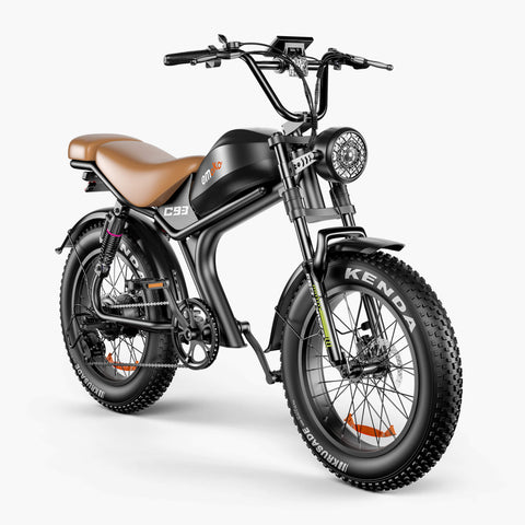 Emoko C93 48V Fast Moped-style Off Road full suspension Ebike Fat Tire 1000w Motor for adults