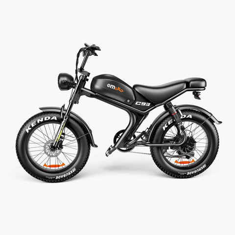 Emoko C93 48V Fast Moped-style Off Road full suspension Ebike Fat Tire 1000w Motor for adults