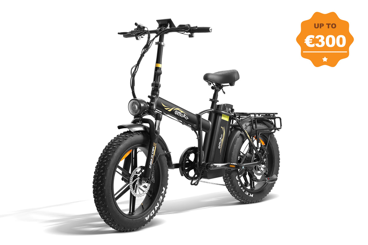 EMOKO C94 Electric Cargo Bike| Folding Bicycle Long Range Delivery