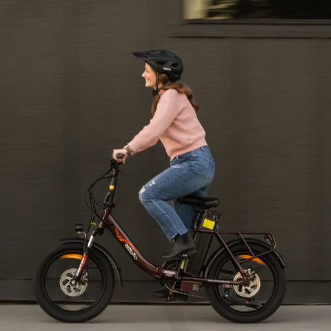 EMOKO EC23 Folding Ebike 48V 20Ah – Comfortable Commuter Electric Bike for Women & Seniors