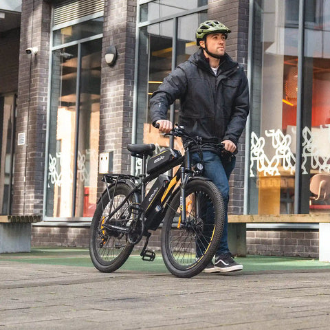 EMOKO EC27 Liefer-E-Bike | Lastenfahrrad mit zwei Akkus (48 V, 20 Ah + 25 Ah) für große Reichweiten