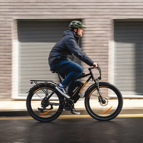 EMOKO EC27 Liefer-E-Bike | Lastenfahrrad mit zwei Akkus (48 V, 20 Ah + 25 Ah) für große Reichweiten