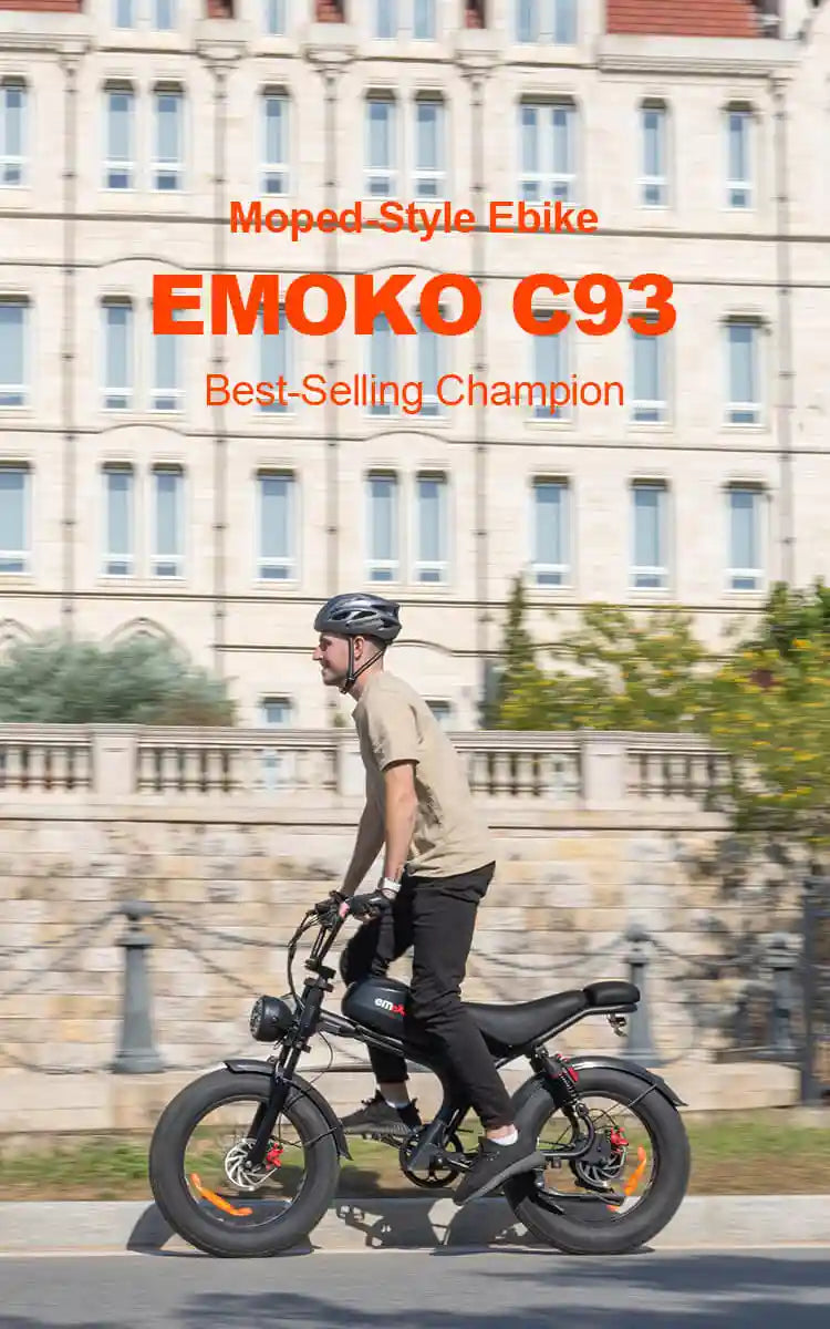 moped e-bike with dual motor