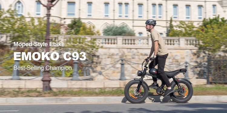retro moped e-bike