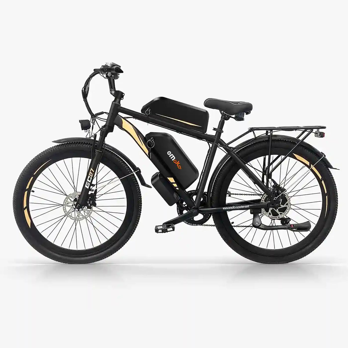 EMOKO EC27 Dual Battery Long Range E-Bike — step-through, 27.5 inch wheels