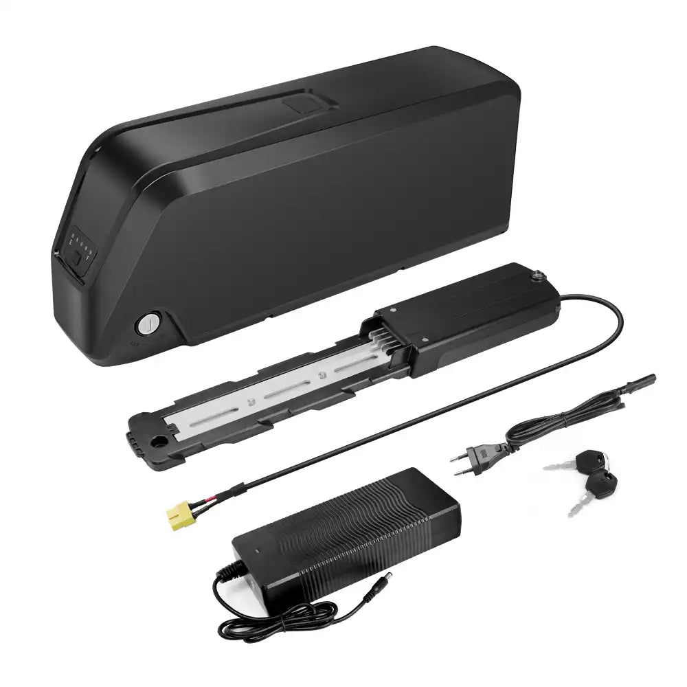 Batterie Vélo Électrique 48V 25Ah (XT60) + Rail & Chargeur 3A